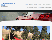 Tablet Screenshot of 3riverscorvetteclub.net